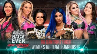 Backlash: Women's Tag Team Championship Triple Threat Match #Backlash #WWE #WWE2K20