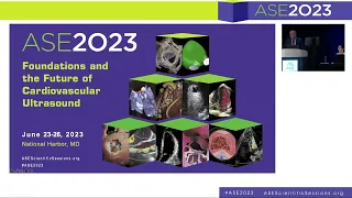 ASE 2023 | Dr Pellikka presents Automated Echocardiographic Detection of HFpEF using AI