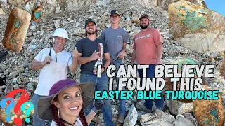 I found the Best turquoise EVER at the Easter Blue turquoise Mine Nevada with the Otteson Brothers