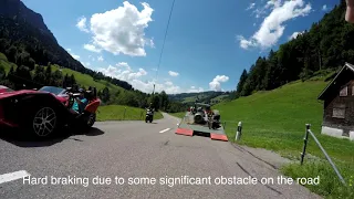 Cycling in Switzerland   Schwägalp Pass descending