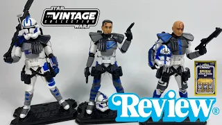 Star Wars Vintage Collection 501st Legion Arc Troopers Special Action Figure Set 3 Pack Review!