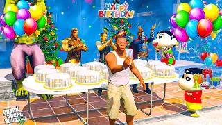 Franklin Birthday Celebration in GTA 5 Hindi | Franklin Birthday Party in GTA 5 | GTA 5 AVENGERS