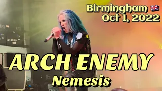 Arch Enemy - Nemesis & Fields of Desolation @o2 Academy, Birmingham, UK 🇬🇧 Oct 1, 2022 LIVE HDR 4K