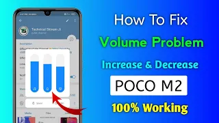 How To Fix Volume Automatic Up & Down Problem POCO M2 | 100% Working