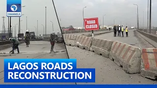 Stable Traffic As Emergrncy Repairs Begin On Marine Bridge Outbound Apapa