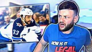 The SOCCER FAN Reacts to DUSTIN BYFUGLIEN Biggest Hits