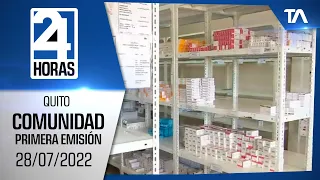 Noticias Quito: Noticiero 24 Horas, 28/07/2022 (De la Comunidad – Primera Emisión)