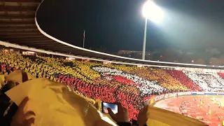 Crvena Zvezda - PSŽ koreografija navijača | Red Star Belgrade - Paris Saint-Germain Fan Choreo