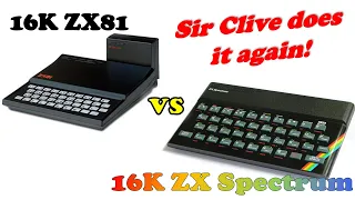 16K ZX81 vs 16K ZX Spectrum