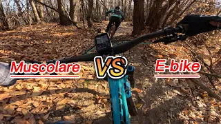 Enduro Colazza 4k hero 11 blak trail classic/splatter/la rana Muscolare VS E-bike Yeti sb 150