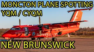 NEW BRUNSWICK’S BUSIEST AIRPORT! Plane Spotting at Moncton (YQM/CYQM)