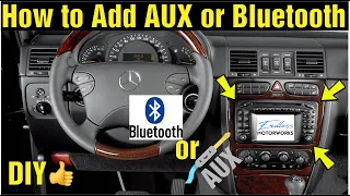 Install Aux or Bluetooth Connectivity on a Mercedes-Benz with a Command 2.0 Navigation (How to DIY)