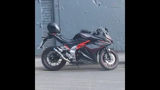 Lexmoto LXR 125 x Black Widow Exhaust - (Almost) Pure Sound London - OffTrackTV