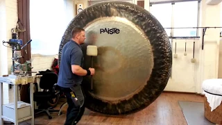 Paiste - 80" Symphonic Gong played by Paiste Gong Master Sven