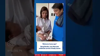 ‘Welcome Home Apo!’ Bong Revilla, Lani Mercado Celebrate Arrival Of Baby Lauren