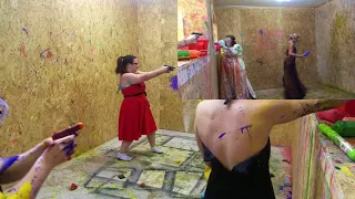 Divorce PAINT FIGHT @ Insanity Rooms