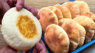 Perfect Doner Kebab Bread, Pita Bread Recipe | With Milk and Easy