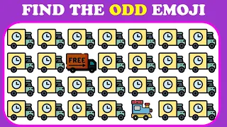 Find The Odd Emoji Quiz #13 | Can You Find The Odd One Out ? Spot The Difference ! Test Your Eyes !