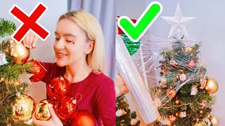 ПРОВЕРКА ТУПЫХ НОВОГОДНИХ ЛАЙФХАКОВ 🎄😱  ЛАЙФХАКИ И DIY ИЗ ИНСТАГРАМ