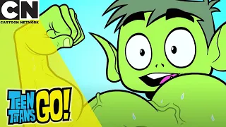 Teen Titans Go! | Workout To The Max | Cartoon Network UK 🇬🇧