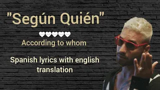 Maluma, Carin Leon - Según Quién (spanish letra and english lyrics) || Maluma Club