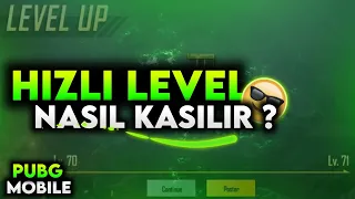 EN HIZLI LEVEL KASMA TAKTİĞİ! Pubg Mobile Hızlı Level Nasıl Kasılır ?