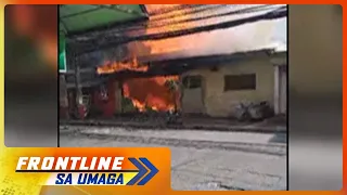 Magkatabing stockroom at dormitoryo, nasunog | Frontline Sa Umaga