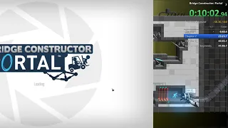 Bridge Constructor Portal - Portal Proficiency DLC in 38:27[WR]