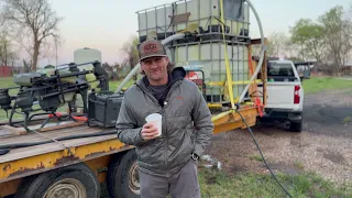 DJI T40 Drone spraying and mapping #agriculture #dronesprayagricultural #drone #ranching #cowboy