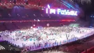 2014 Winter Paralympics Closing Ceremonies Timelapse