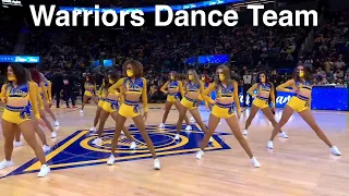 Warriors Dance Team (Golden State Warriors Dancers) - NBA Dancers - 1/9/2022  dance performance