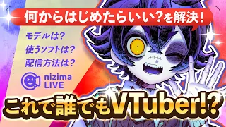 【 nizima LIVE 】この動画を見るだけでVTuberになれる！？ソフト使用方法【 パラメータ設定等 】