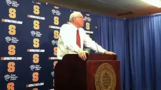 Jim Boeheim post game - Pittsburgh