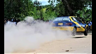 Honda Civic Rally Car highest jump.