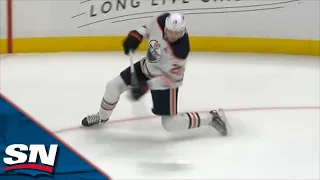 Leon Draisaitl Scores 50th Goal Of Season By Blasting Shot Past John Gibson