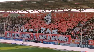 HFC Chemie vs. VfL Osnabrück - 21.04.2023 - Choreo Fankurve