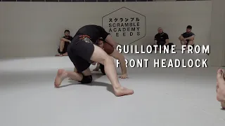 Knee Cut to Guillotine