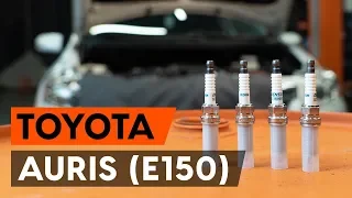 How to change spark plug on TOYOTA AURIS 1 (E150)  [TUTORIAL AUTODOC]