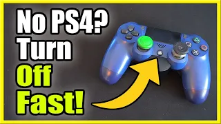 How to Turn off PS4 Controller without PS4 Console (Best Method!)