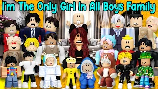 👨‍👨‍👦‍👦 TEXT TO SPEECH 🤦🏻 I'm The Only Girl In All Boys Family 🏡 Roblox Story