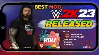 WWE2K23 PPSSPP BY GAMER MODDER | HOLI SPECIAL|