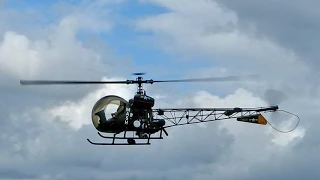 Big RC - Bell 47 , Verbrenner , Flight Demonstration , RC Team Taiga Treffen 2014 *HD*