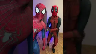 Spiderman And Deadpool Dancing