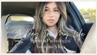 Speech Pathologist Assistant Vlog: A Day In My Life As a Traveling Speech Therapist | Speech Meeting