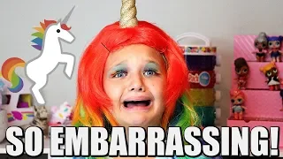 24 Hours as a UNICORN!!! Embarrassing Challenge