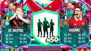 50x INSANE UPGRADED LEVEL UP PLAYER PICKS + I GOT 99 KDB! FIFA 23 Ultimate Team