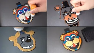 Five Nights At Freddy's Pancake art - Security Breach VS The Twisted Ones VS Original