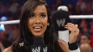 AJ Lee vs Paige Divas Championship 6-30-14