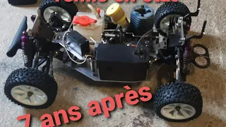 renovation d'une voiture rc thermique ( 7 ans sans rouler)