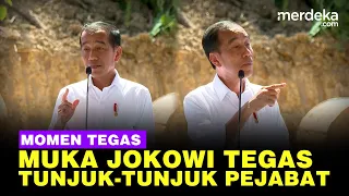 Momen Tegas Jokowi Tunjuk-Tunjuk Pejabat Saat Bicara IKN